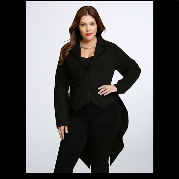 plus size womens tuxedo jacket with tails